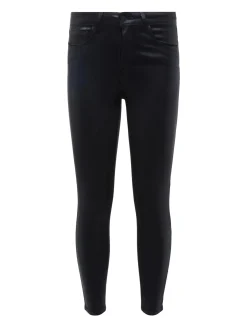 L'AGENCE All Things Black|Petite|Margot Coated Skinny Jean Black Coated