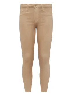 L'AGENCE Petite|Skinny|Margot Coated Skinny Jean Cappuccino Coated