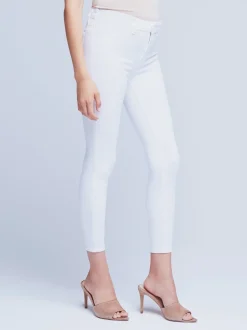 L'AGENCE Nouveau Whites|Online Exclusives|Margot Maternity Jean Blanc