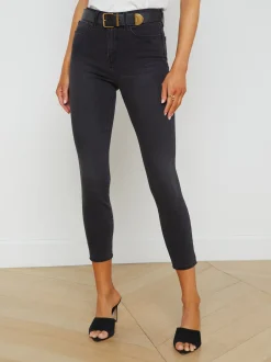 L'AGENCE Petite|Skinny|Margot Skinny Jean Dark Graphite