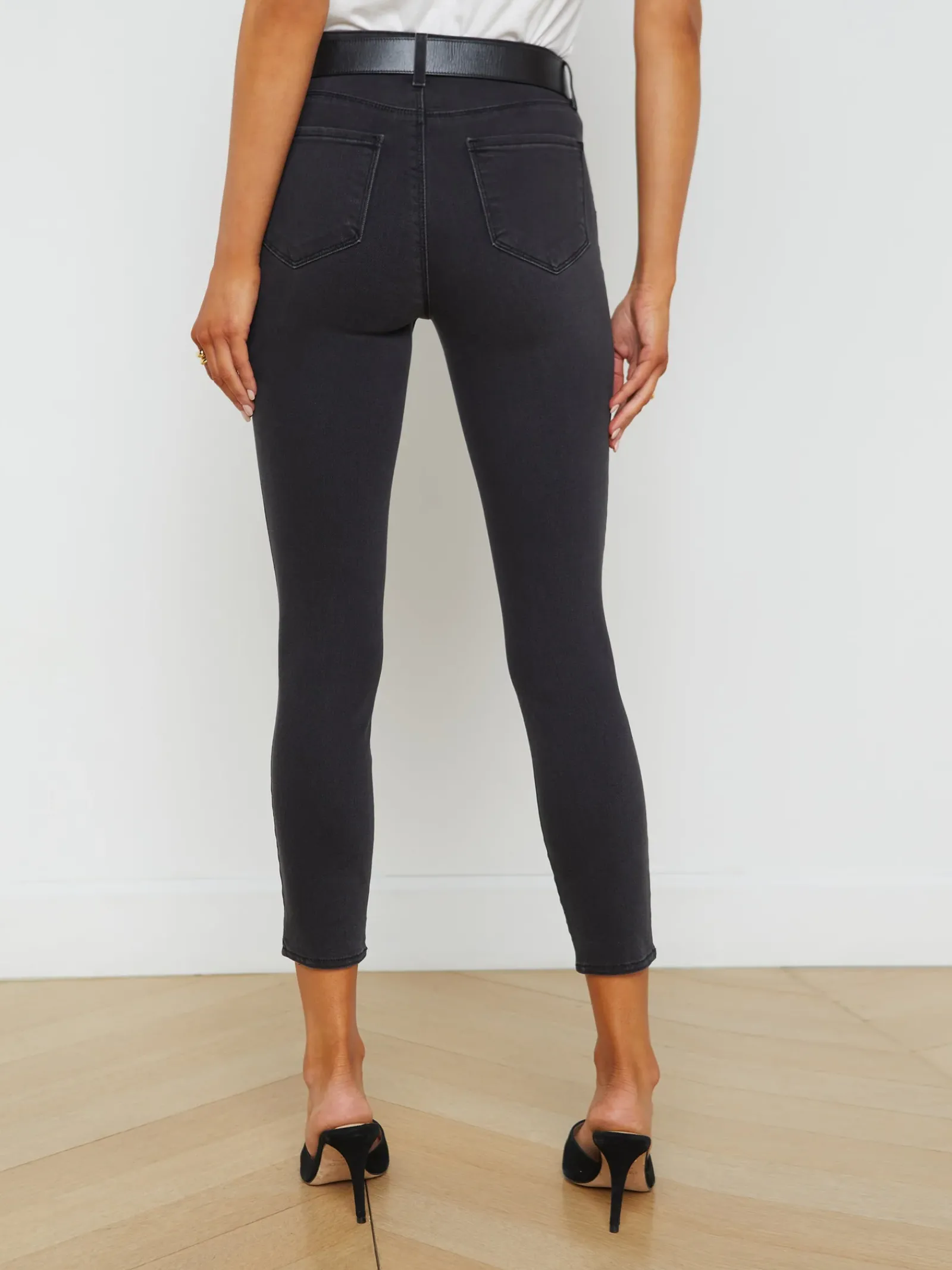 L'AGENCE Petite|Skinny|Margot Skinny Jean Dark Graphite