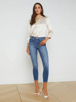 L'AGENCE Petite|Skinny|Margot Skinny Jean Cambridge