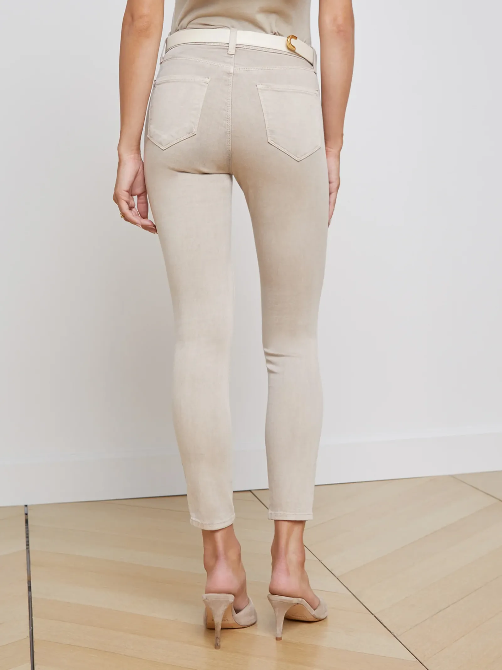 L'AGENCE Petite|Skinny|Margot Skinny Jean Biscuit