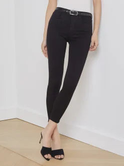 L'AGENCE Back in Stock|Petite|Margot Skinny Jean Noir