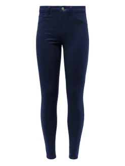 L'AGENCE Skinny|Coated Denim|Marguerite Coated Jean Navy Coated