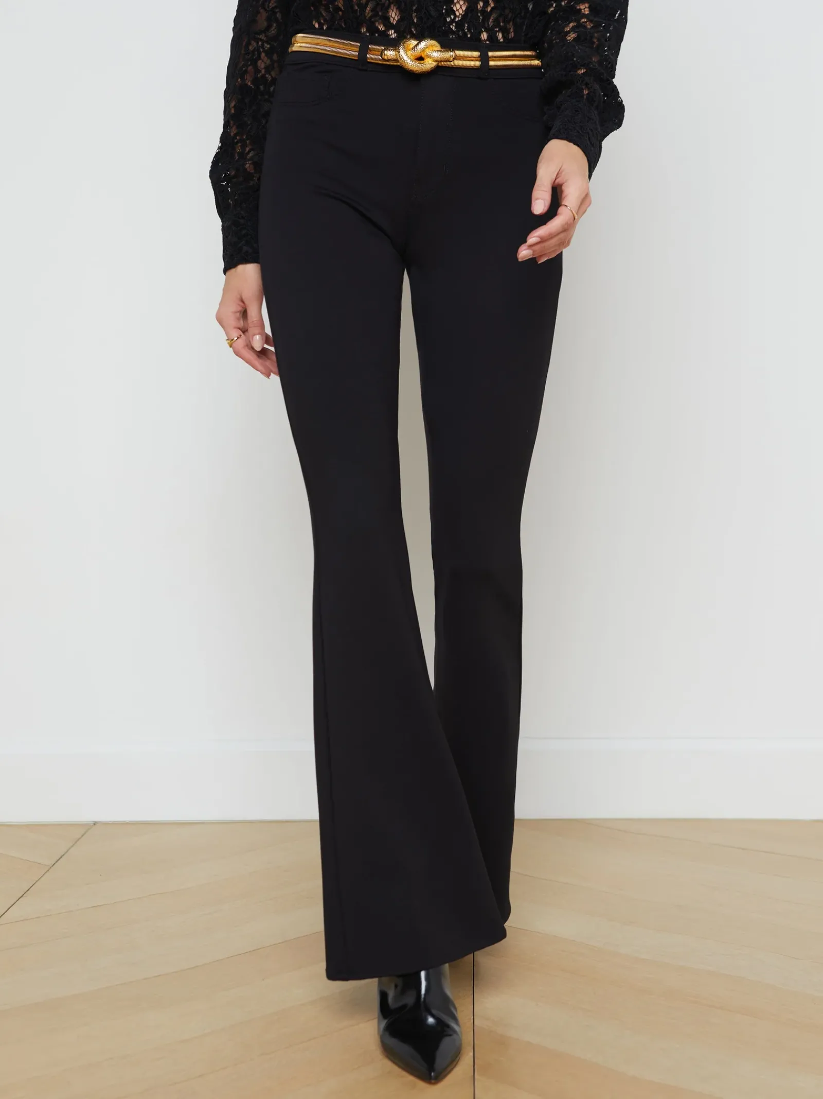 L'AGENCE All Things Black|Flare & Bootcut|Marty Pant Black