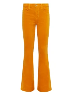 L'AGENCE Flare & Bootcut|Velvet Denim|Marty Velvet Jean Citrine