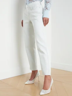 L'AGENCE Spring '24 Catalog|Straight|Mateo Slouchy Straight-Leg Jean Blue Frost