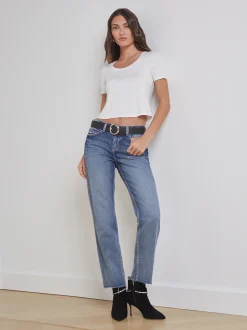 L'AGENCE Spring '24 Catalog|Straight|Milana Slouchy Stovepipe Jean Granada