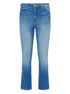 L'AGENCE Flare & Bootcut|Aged Denim|Mira Cropped Micro Boot Jean Cowan