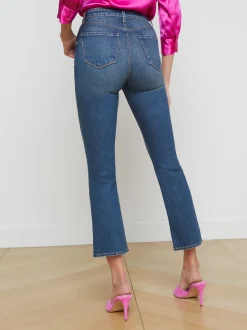 L'AGENCE Flare & Bootcut|Best Sellers|Mira Cropped Micro Boot Jean Woodbridge