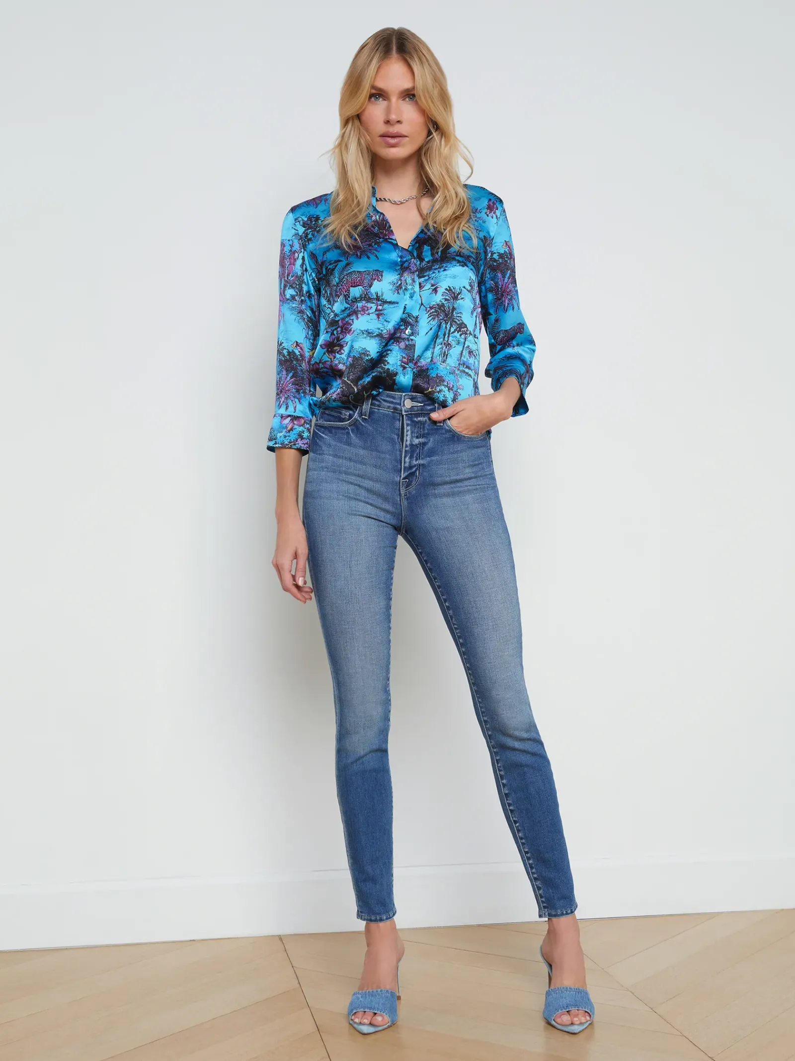 L'AGENCE Spring Collection|Skinny|Monique Skinny Jean Laguna