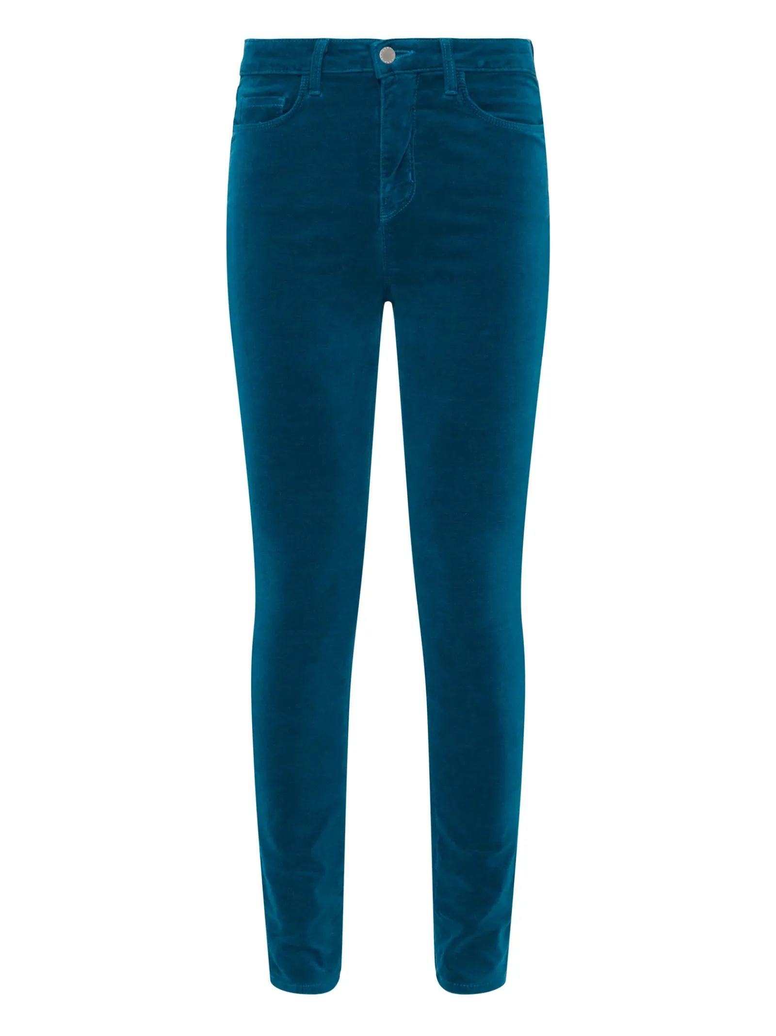 L'AGENCE Skinny|Velvet Denim|Monique Velvet Jean Deep Lagoon