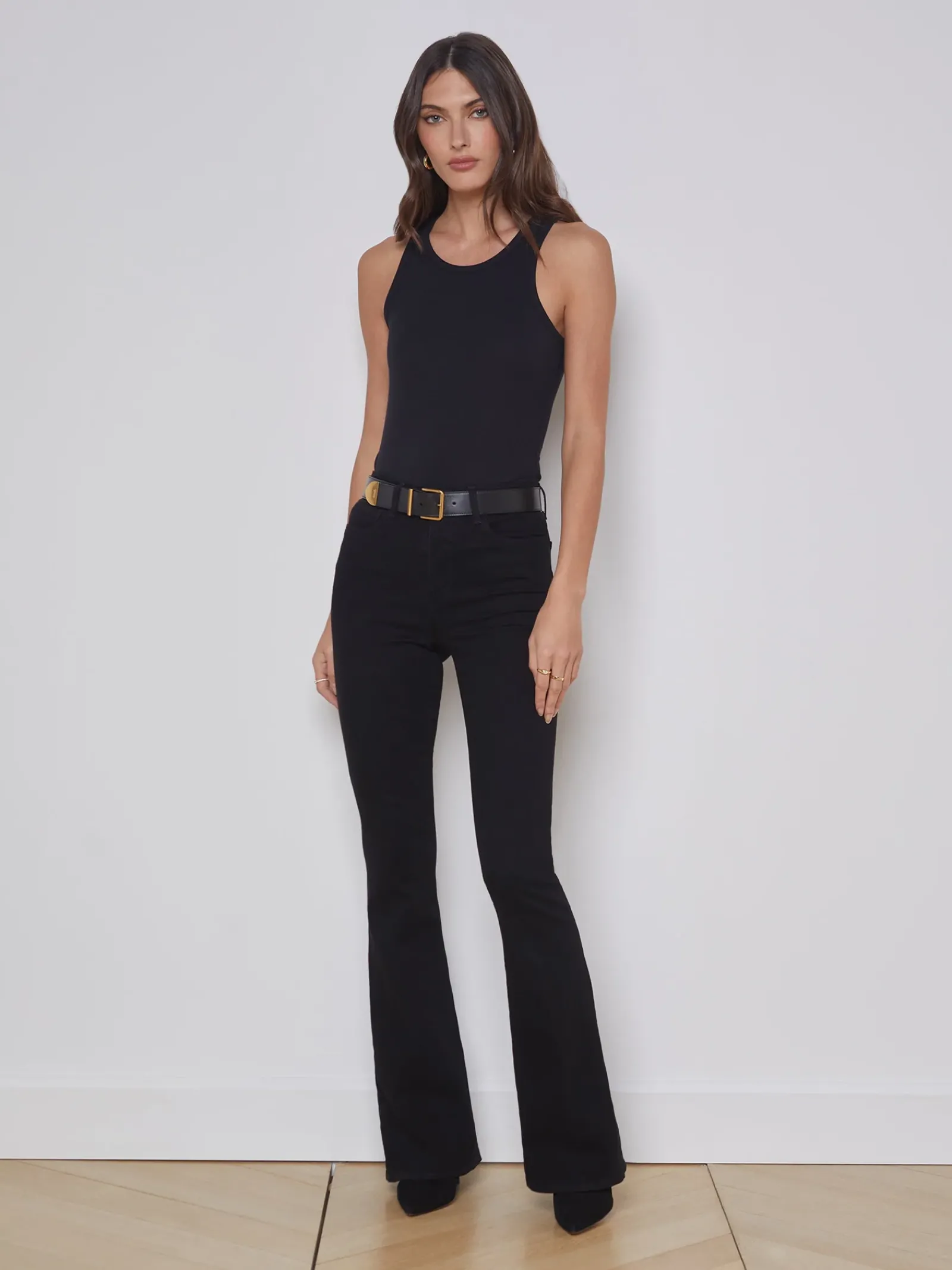 L'AGENCE All Things Black|Essentials|Nia Top Black