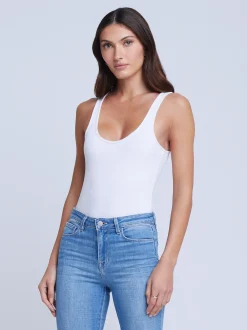 L'AGENCE Nouveau Whites|Back in Stock|Nica Bodysuit White
