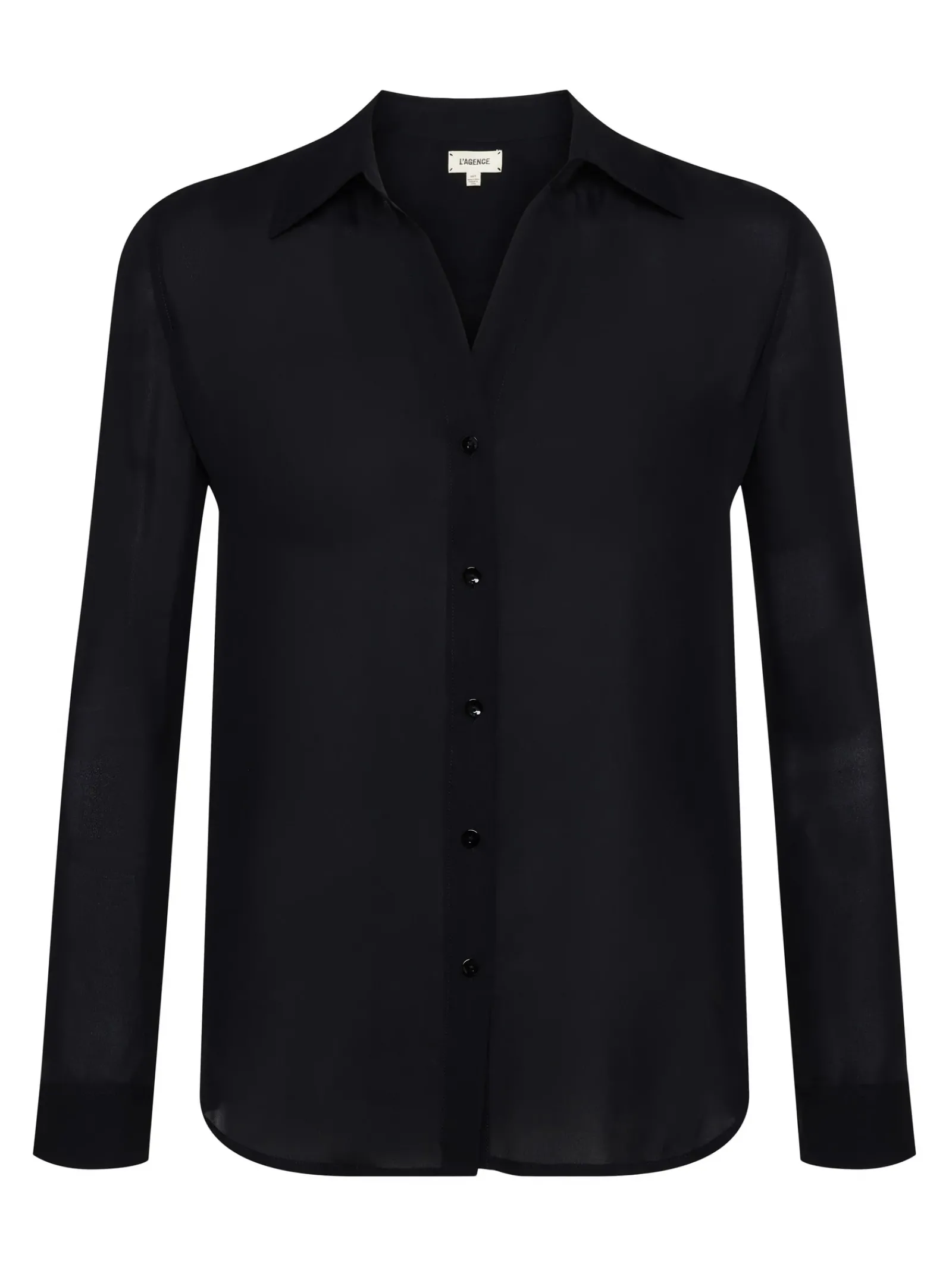 L'AGENCE All Things Black|Essentials|Nina Silk Blouse Black