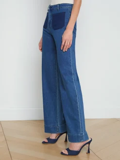 L'AGENCE Spring Collection|Nolan Patch Pocket Jean Dorsey