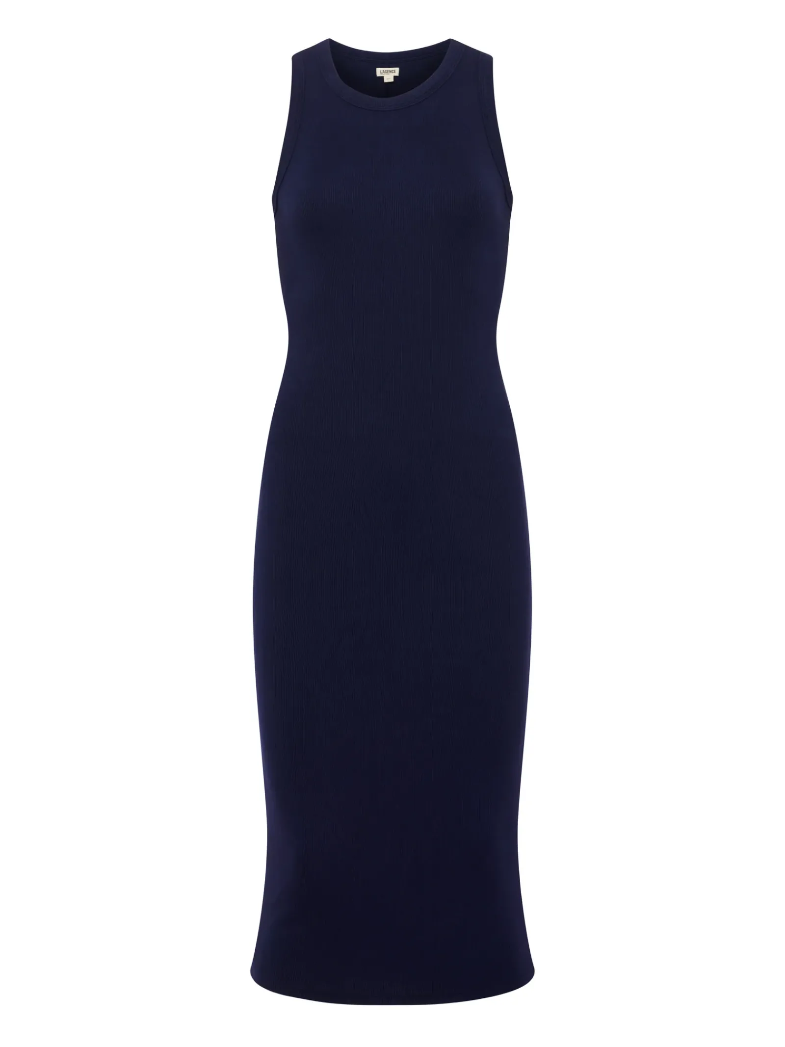 L'AGENCE Spring Collection|Dresses & Jumpsuits|Nura Sleeveless Midi Dress Deep Midnight