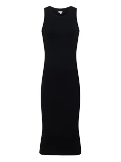 L'AGENCE All Things Black|Spring Collection|Nura Sleeveless Midi Dress Black