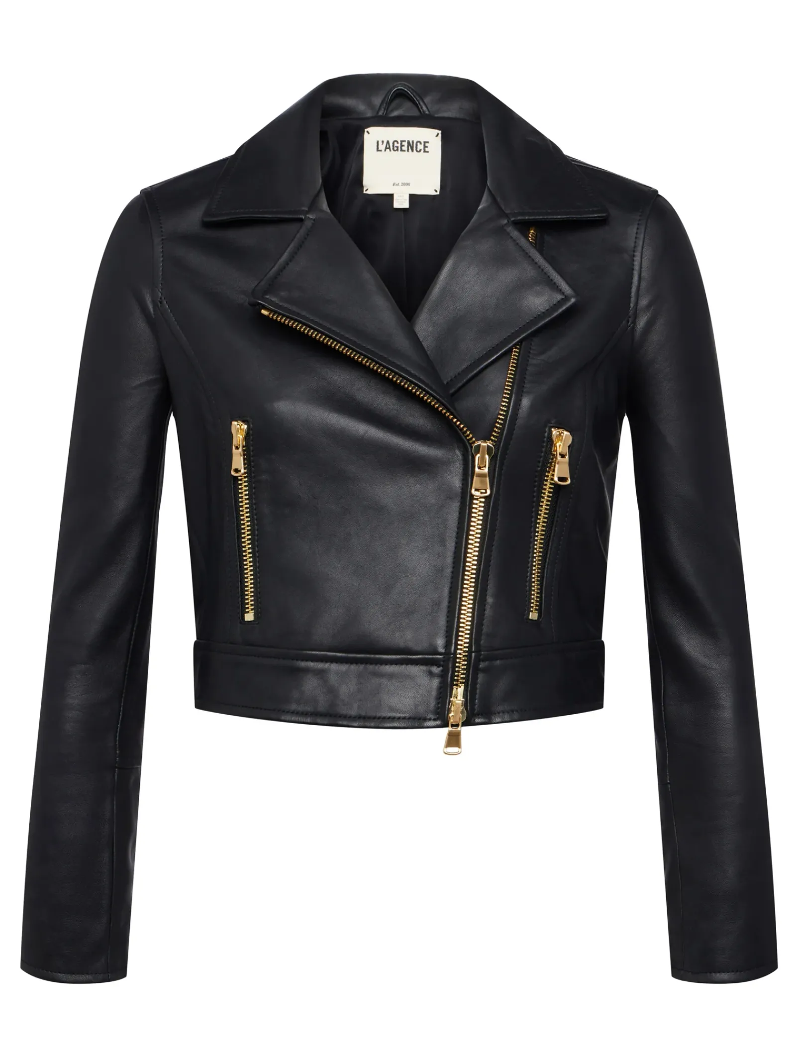 L'AGENCE All Things Black|Leather|Onna Leather Jacket Black