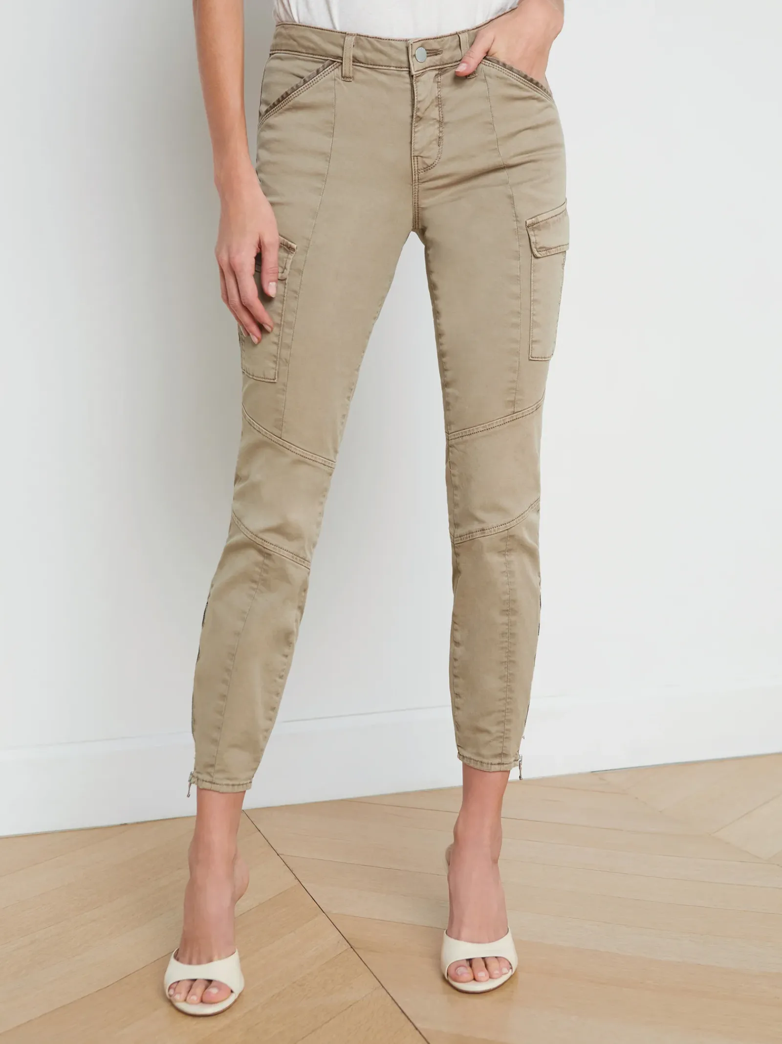 L'AGENCE Cargo Pants|Cargo Pants|Patton Cargo Skinny Pant Rye