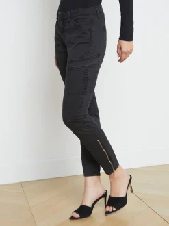L'AGENCE All Things Black|Cargo Pants|Patton Cargo Skinny Pant Worn Black