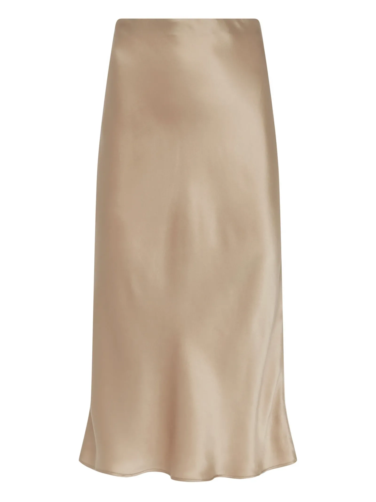 L'AGENCE Online Exclusives|Spring Collection|Perin Silk Midi Skirt Almond