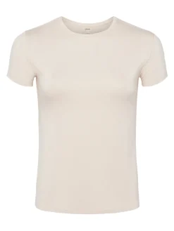 L'AGENCE Back in Stock|Spring Collection|Ressi Fitted Tee Bisque