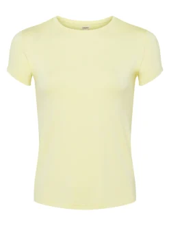 L'AGENCE Spring Collection|Tees|Ressi Fitted Tee Pale Daffodil