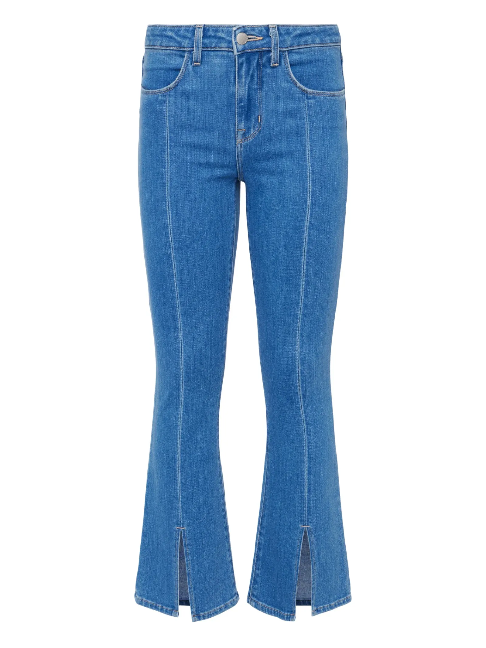 L'AGENCE Spring '24 Catalog|Petite|Rue Split-Hem Cropped Jean Vienna