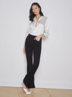 L'AGENCE All Things Black|Straight|Ruth Straight-Leg Jean Black