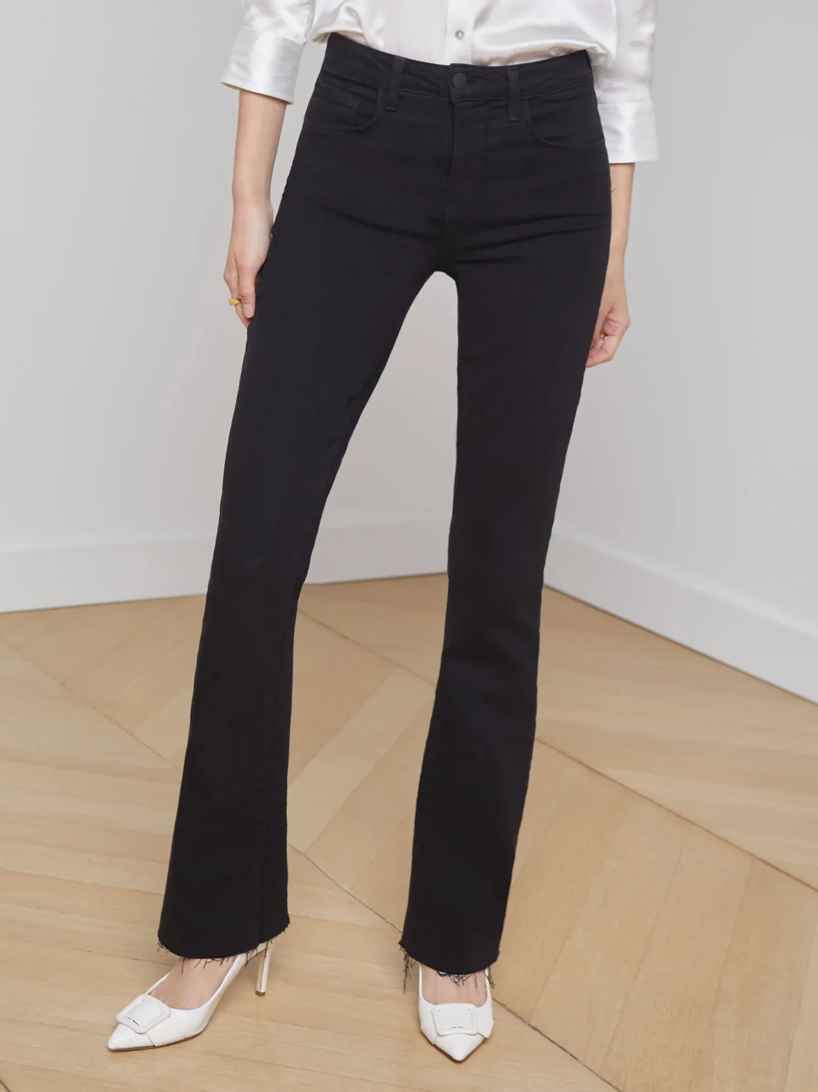 L'AGENCE All Things Black|Straight|Ruth Straight-Leg Jean Black