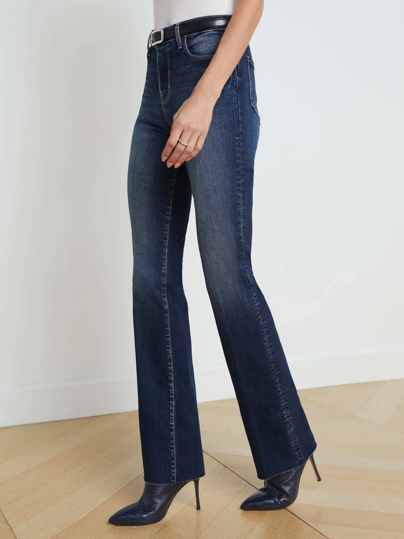 L'AGENCE Straight|Ruth Straight-Leg Jean Columbia