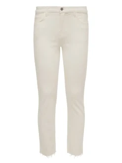 L'AGENCE Petite|Straight|Sada Slim-Leg Cropped Jean Vintage White