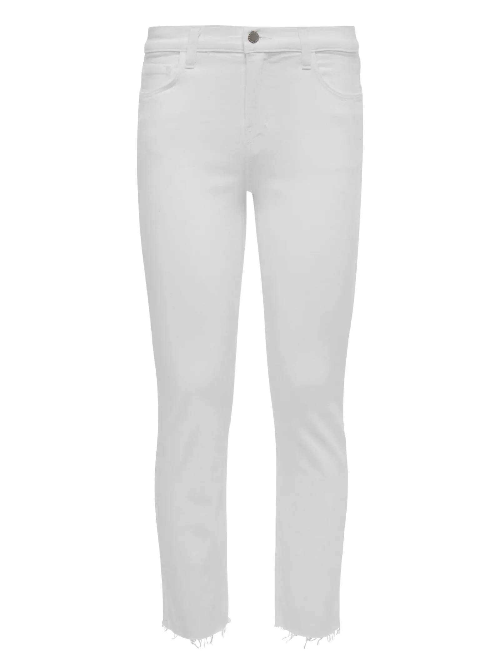 L'AGENCE Nouveau Whites|Petite|Sada Slim-Leg Cropped Jean Blanc