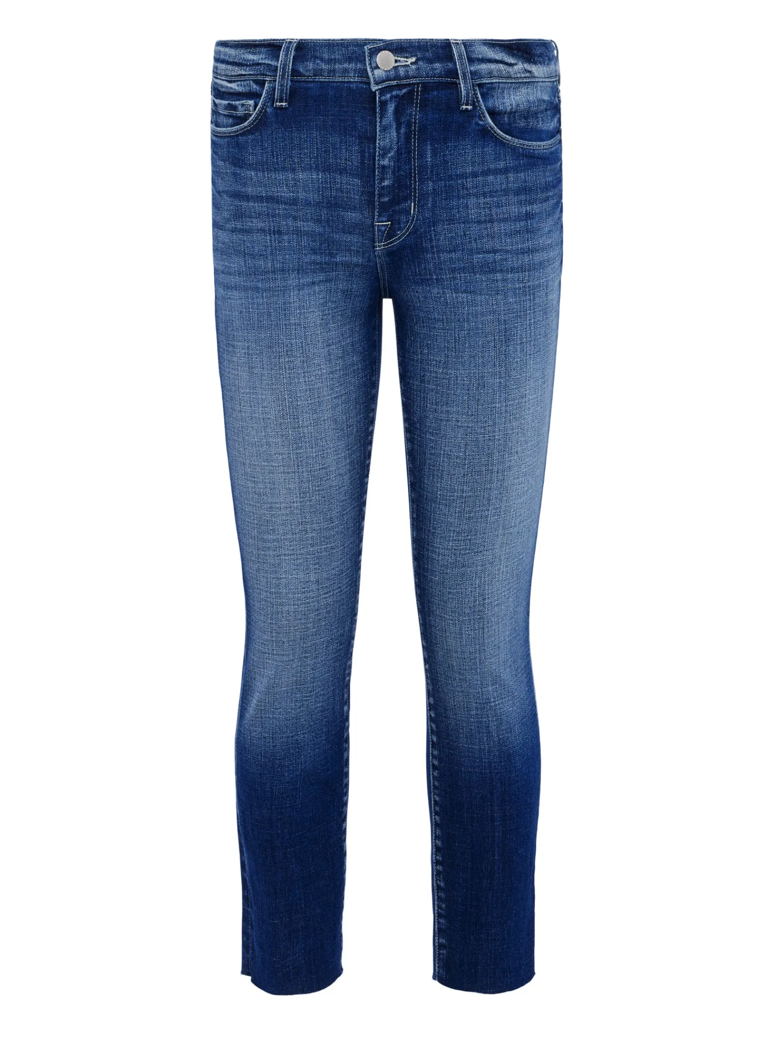 L'AGENCE Resort Collection|Petite|Sada Slim-Leg Cropped Jean Castaic
