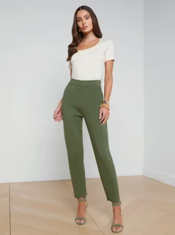 L'AGENCE Sets|Spring Collection|Saskia Knit Pant Clover