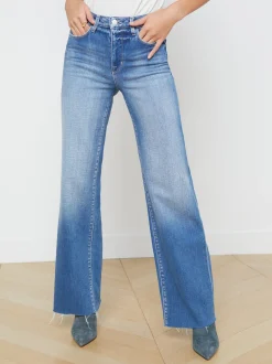 L'AGENCE Back in Stock|Resort Collection|Scottie Wide-Leg Jean Hayward