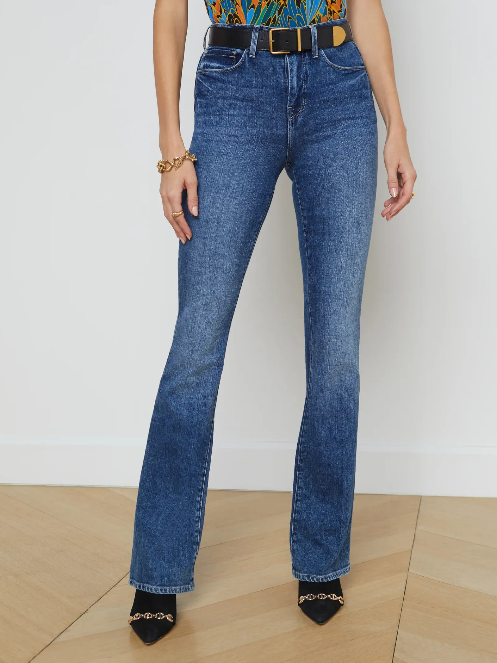 L'AGENCE Resort Collection|Straight|Selma Bootcut Jean Wilcox