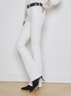 L'AGENCE Nouveau Whites|Straight|Selma Bootcut Jean Blanc