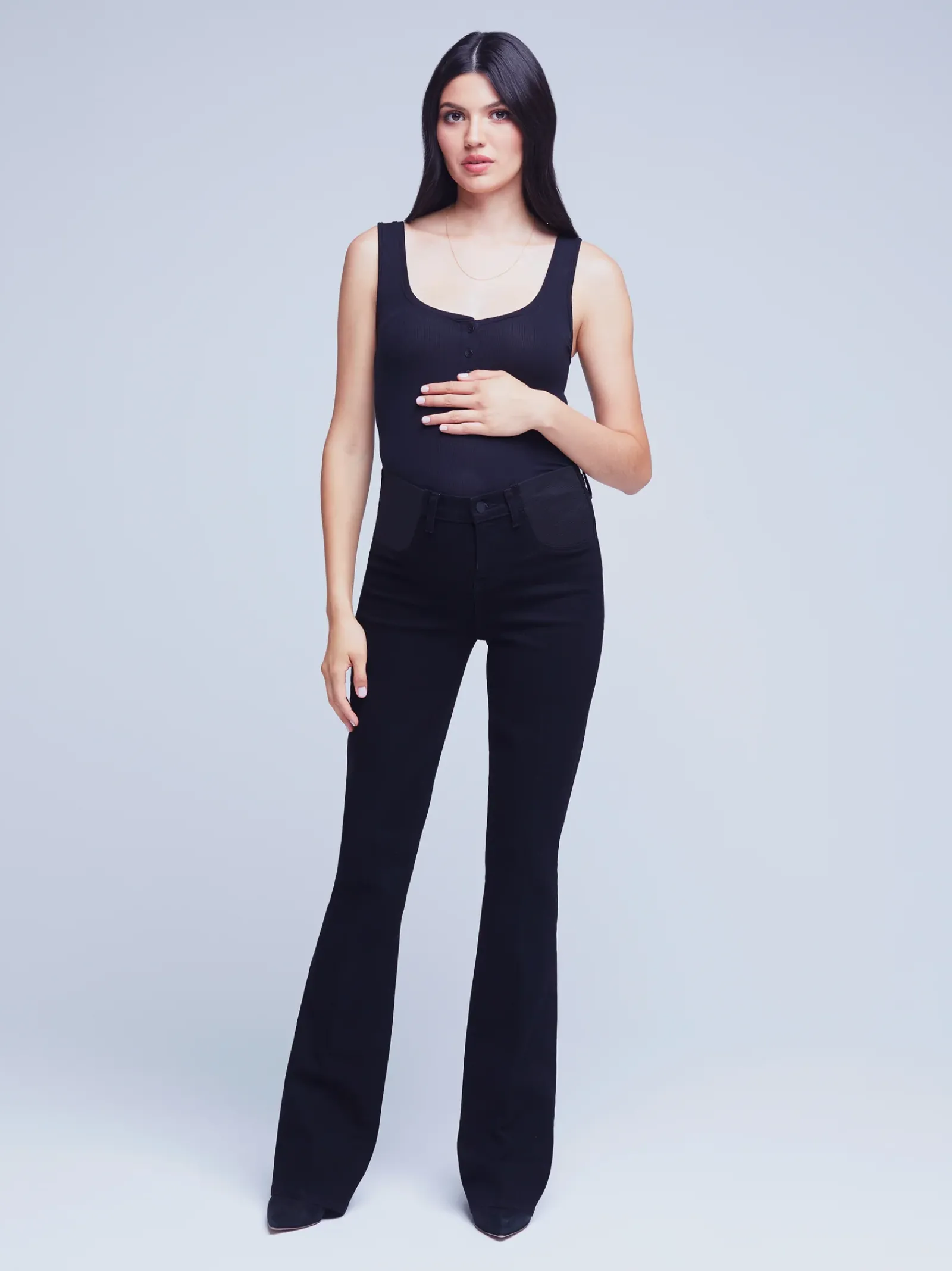 L'AGENCE Online Exclusives|Maternity|Selma Maternity Jean Noir