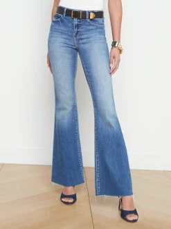 L'AGENCE Flare & Bootcut|Spring Collection|Sera Sneaker Flare Jean Laguna