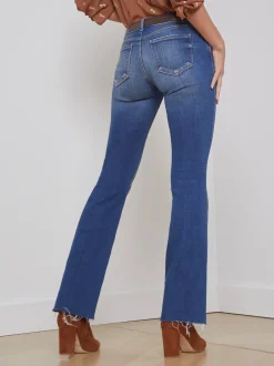 L'AGENCE Straight|Low Rise Denim|Sneeki Jean Hasting