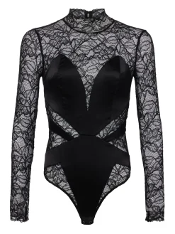 L'AGENCE All Things Black|Spring Collection|Spritz Lace Bodysuit Black