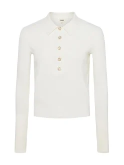 L'AGENCE Spring Collection|Knitwear|Sterling Silk-Cotton Blend Sweater