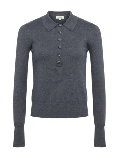 L'AGENCE Knitwear|Blouses & Tops|Sterling Sweater Grey/Gunmetal