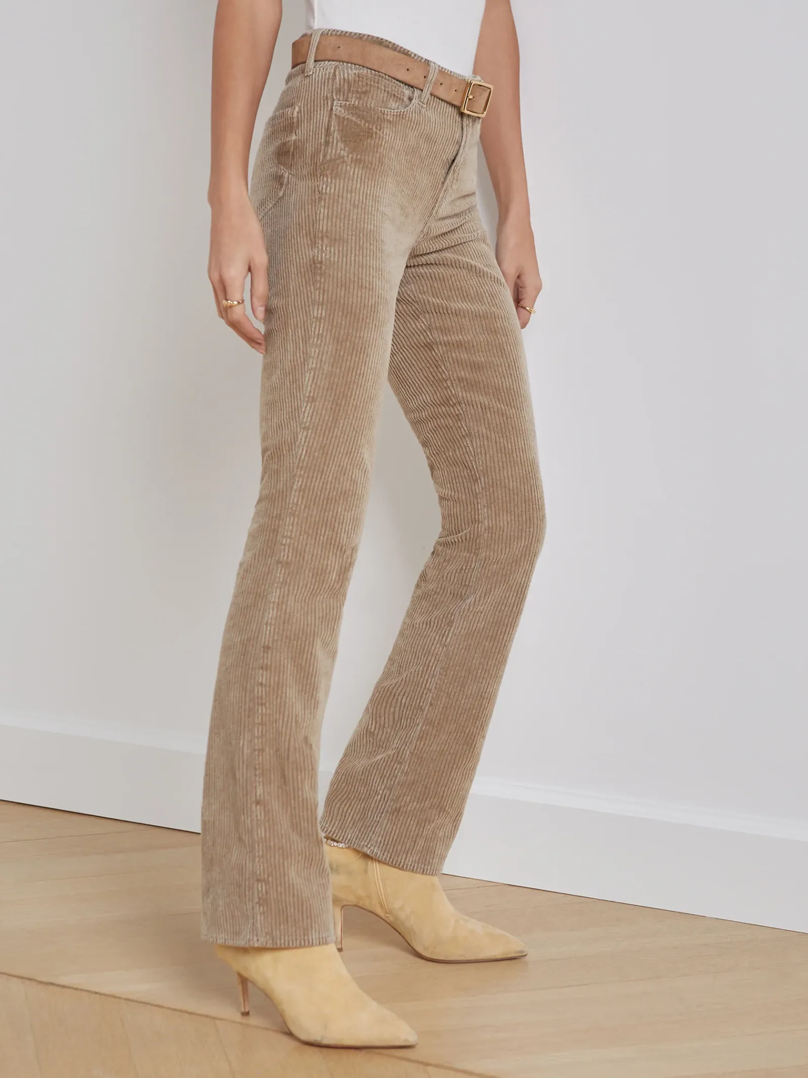 L'AGENCE Pants, Shorts & Skirts|Stevie Corduroy Jean Barrel