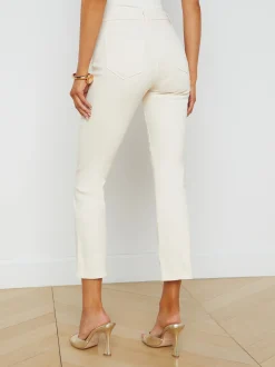 L'AGENCE Petite|Flare & Bootcut|Tati Cropped Micro Boot Jean French Vanilla
