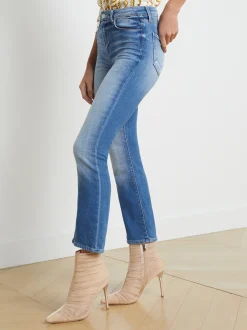 L'AGENCE Back in Stock|Resort Collection|Tati Cropped Micro Boot Jean Hayward