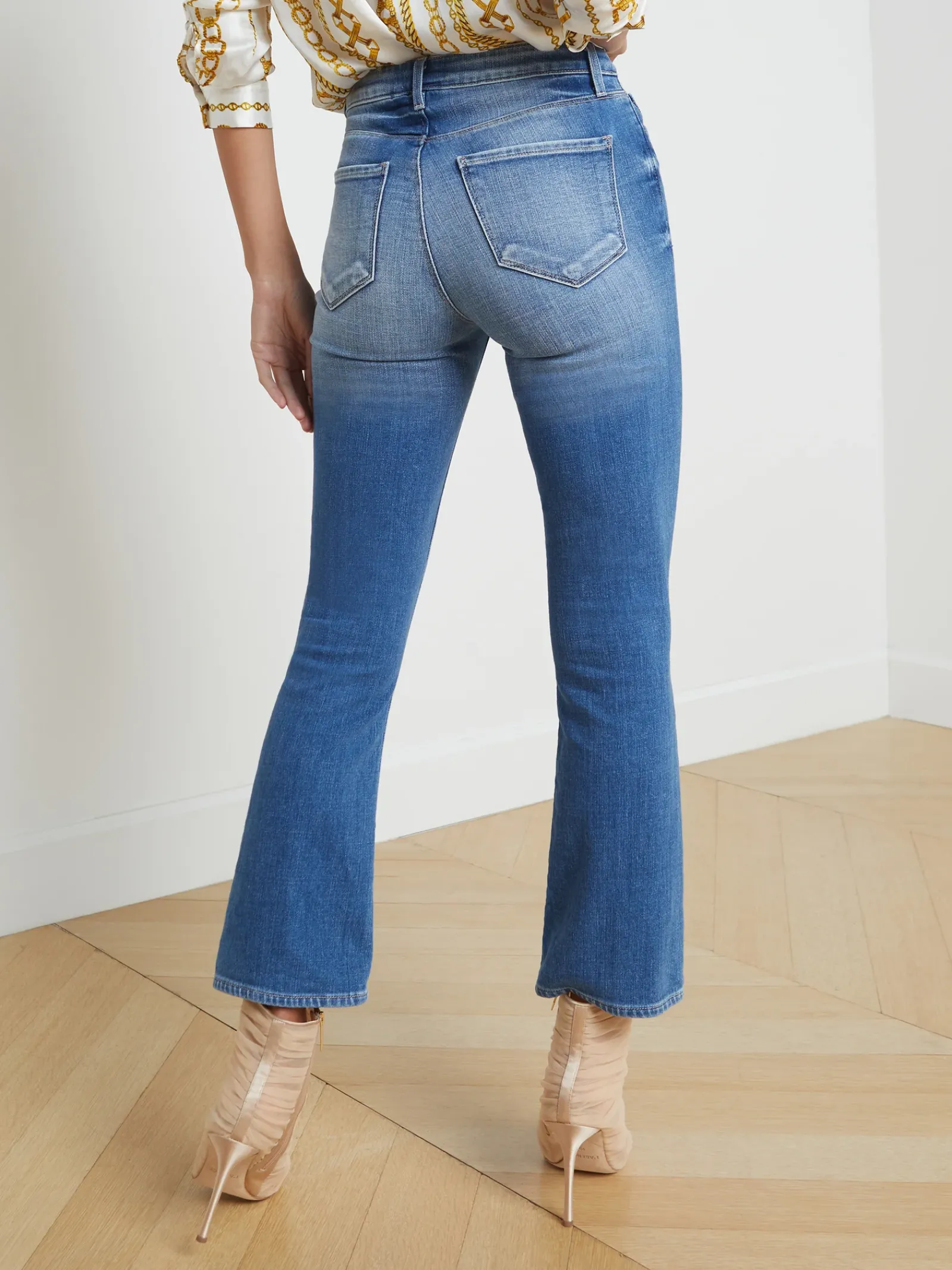 L'AGENCE Back in Stock|Resort Collection|Tati Cropped Micro Boot Jean Hayward